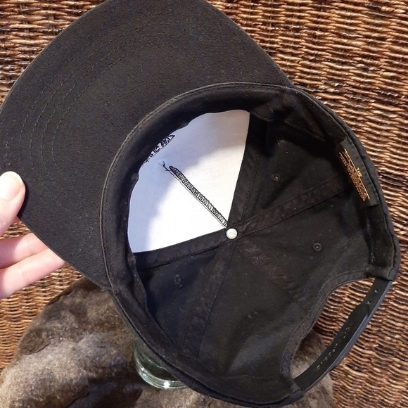 Yew Skater Hat Snapback Black Streetwear Y2K Trucket Beach Surfer Embroidered - Picture 3 of 4